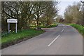 Morebath : The B3190 & Morebath Sign