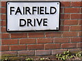 Fairfield Drive sign