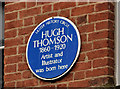C8532 : Hugh Thomson plaque, Coleraine by Albert Bridge