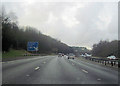 M27 west approaching Dodwell lane bridge