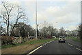 Approaching Luzborough Roundabout A27 east