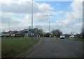 Thame roundabout from westbound A418