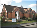 Rebuilt village hall off Townsend Close