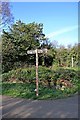 Signpost, the Wirral Way, Thurstaston