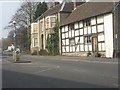 Much Wenlock - old buildings at the crossroads