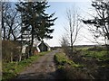 Farm road at Drumossie