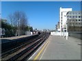 Looking northwards on the District Line from East Putney Station