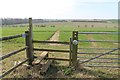 Stile and Footpath Entrance off the B1176 at Bitchfield