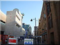 View down Brady Street from opposite Sainsbury