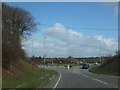 The roundabout at Halloon Farm