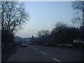 The Caterham Bypass entering Whyteleafe