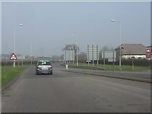 SJ5116 : A49 north of Battlefield roundabout by Peter Whatley