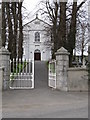 The main gate of St Colman