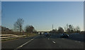 This bridge over the M62 carries the path to Chat Moss