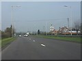 A41 approaching Prees Car Auctions