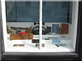 SJ0743 : Bookbinder's window display by M J Richardson