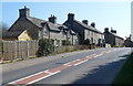 Houses near the southern edge of Newbridge-on-Wye