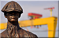 J3574 : Titanic Yardmen sculpture, Belfast (3) by Albert Bridge