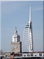 SZ6299 : Towers of Portsmouth by Colin Smith
