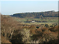 A view across the valley of the River Ogmore to Craig Ddu