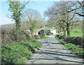 Junction near Pen-y-Coed