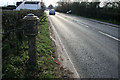 Milepost on the A52