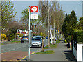 Pine Walk bus stop, southbound