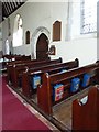 St Leonard, Denton: pews