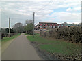 Lane beside Gorley Vale farm