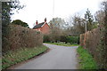 Junction of Whitethorn Lane and Hanging Birch Lane