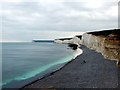 TV5596 : Seven Sisters and beach at Birling Gap by PAUL FARMER