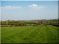 Rolled grassland east of the Banbridge Road