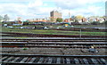 Gloucester : Royal Hospital viewed from the railway station