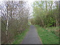 Cycle track along River Tyne