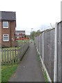 Footpath - end of Glen Mount