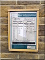 Bus timetable, Corston