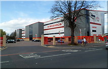 SO8319 : Kingsholm Stadium, Gloucester by Jaggery