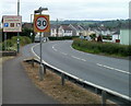 SW boundary of Llandovery