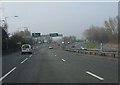 A533 approaching the A562 exit