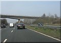 M57 motorway - Huyton-St. Helens railway bridge