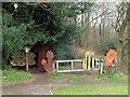 Footpath entrance to Rollestone Wood