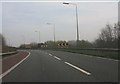 M58 motorway - curve onto the main alignment