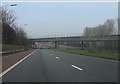 M58 motorway - Liverpool-Ormskirk railway bridge