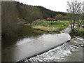 Ford and weir on the Teviot at Newmill