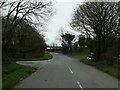 Road junction near Slade Farm