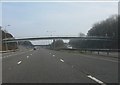 M58 motorway - footbridge at junction 4