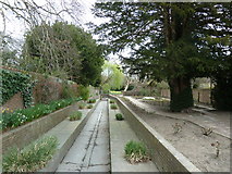 TQ4109 : Winterbourne Stream in Southover Grange gardens by Dave Spicer
