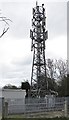 Telecommunications mast on the Cloghanramer Road