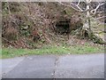 Old mine tramway crosses road under Tor Clawdd