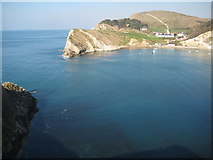 SY8279 : Lulworth Cove by Philip Halling